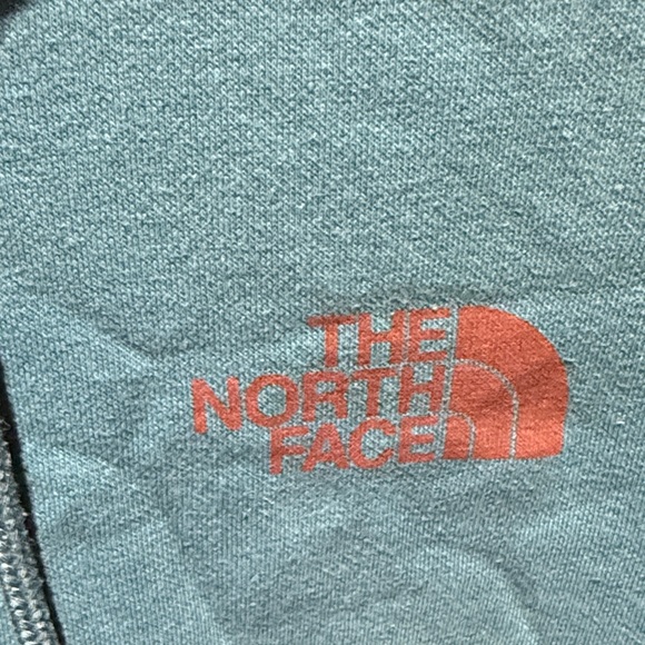 The North Face Women’s Blue/Teal Hoodie Sweater Size L - Picture 2 of 4